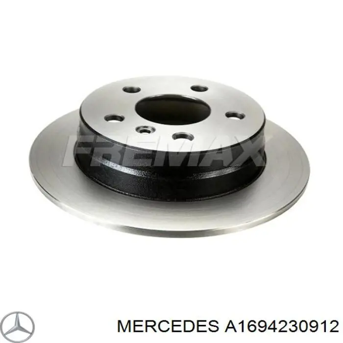 Comprar A1694230912 Mercedes Disco de freno trasero