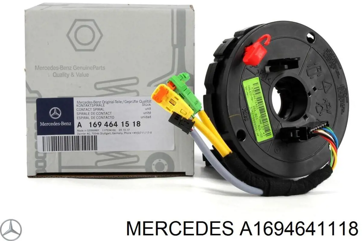 A1694641118 Mercedes anillo de airbag