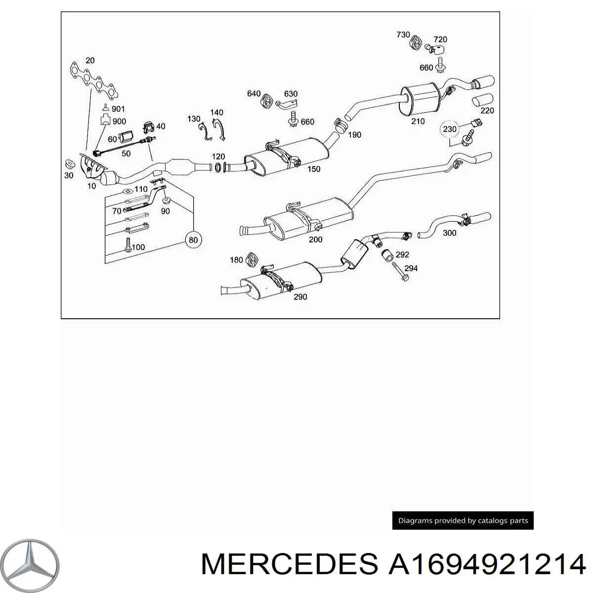 Mercedes A1694921214 precio, desde 203,35 EUR