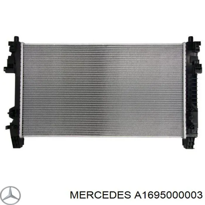 A1695000003 Mercedes radiador refrigeración del motor