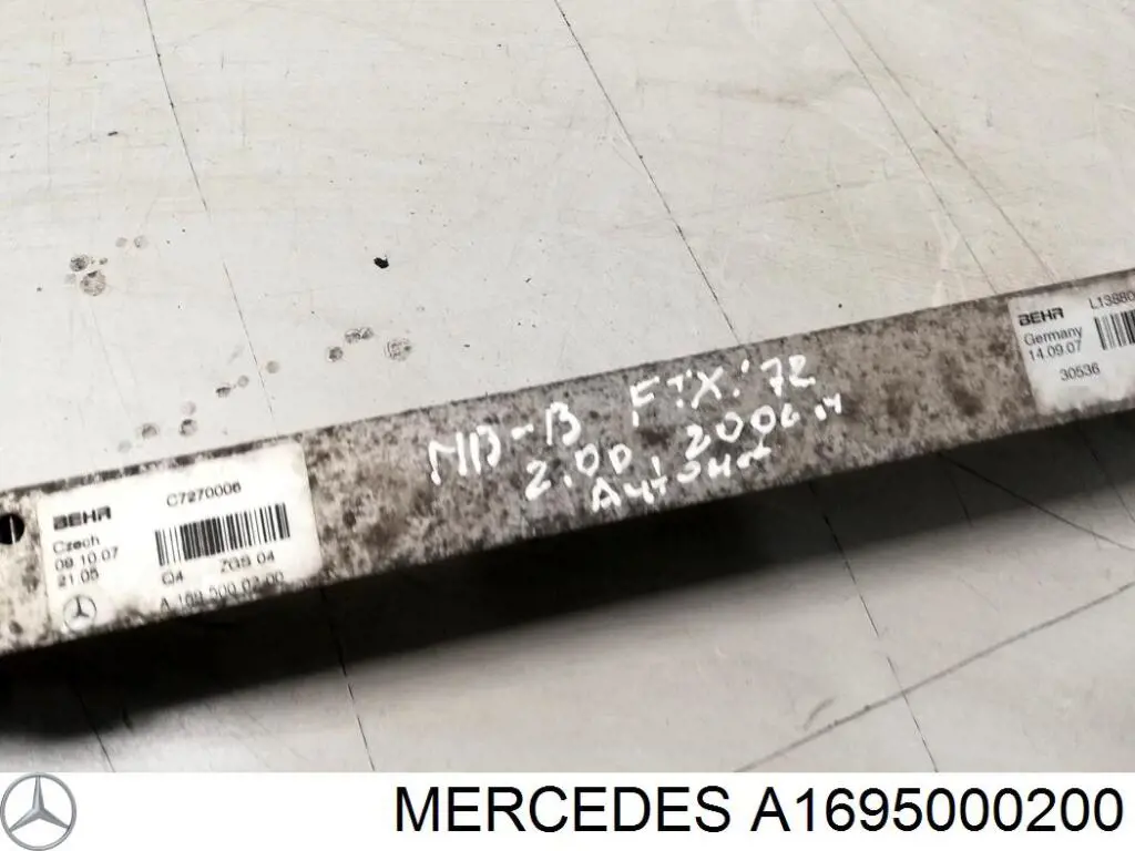 Comprar A1695000200 Mercedes Radiador de refrigeración de la transmisión