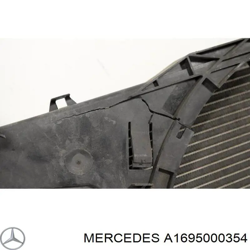 A1695000354 Mercedes Radiador de aire acondicionado