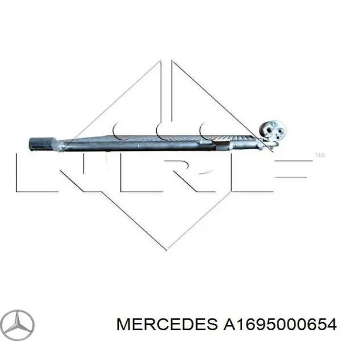 A1695000654 Mercedes condensador aire acondicionado