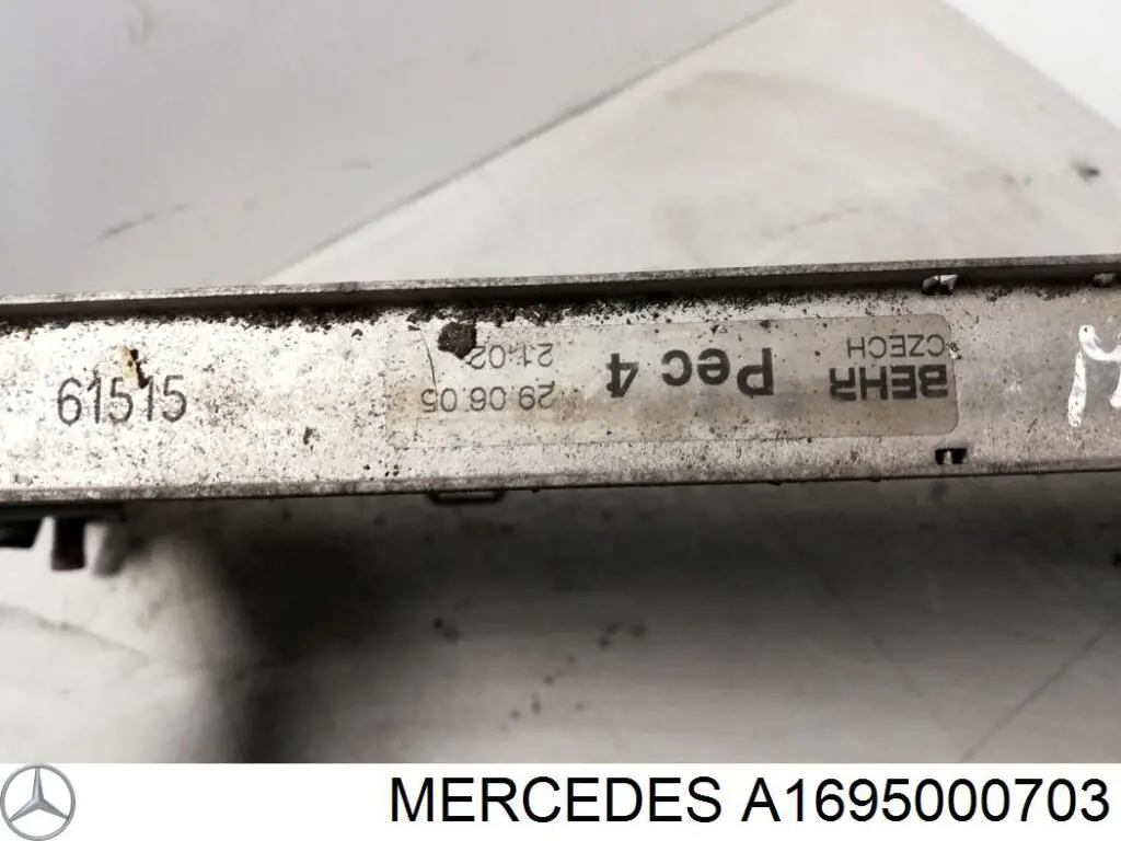 A1695000703 Mercedes radiador refrigeración del motor