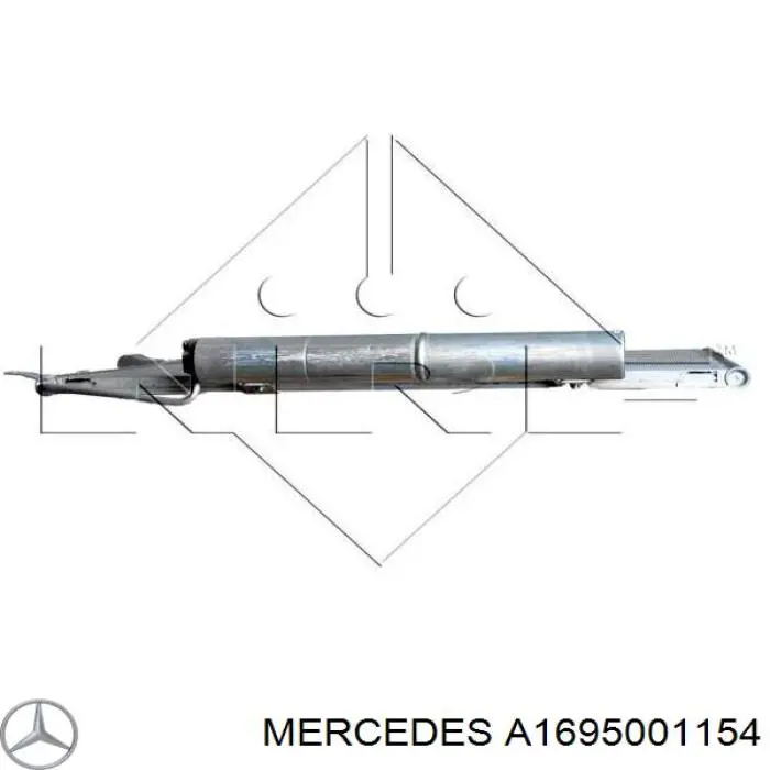 A1695001154 Mercedes condensador aire acondicionado