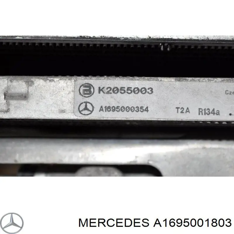 A1695001803 Mercedes radiador