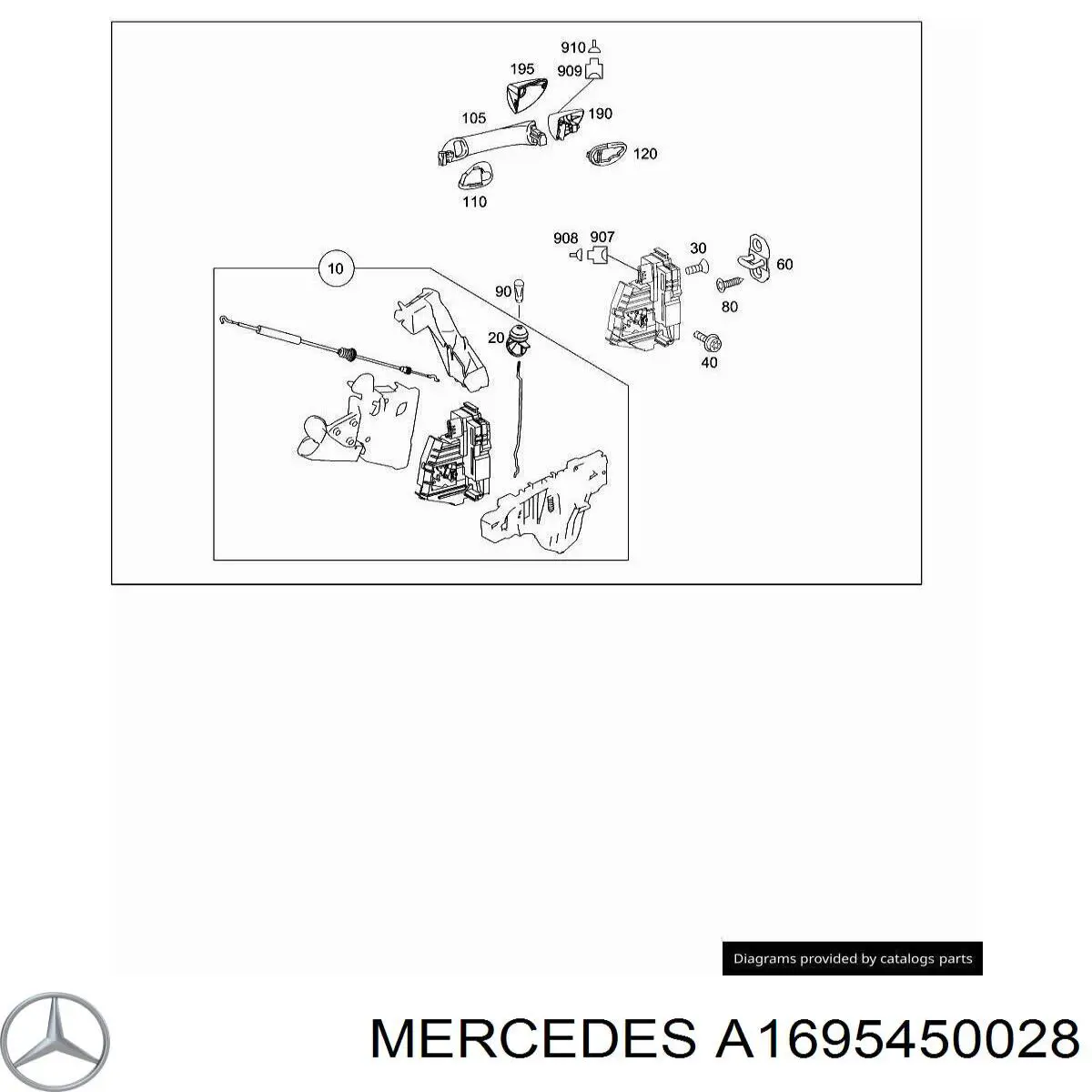  Mercedes A1695450028 precio, desde 10,98 EUR