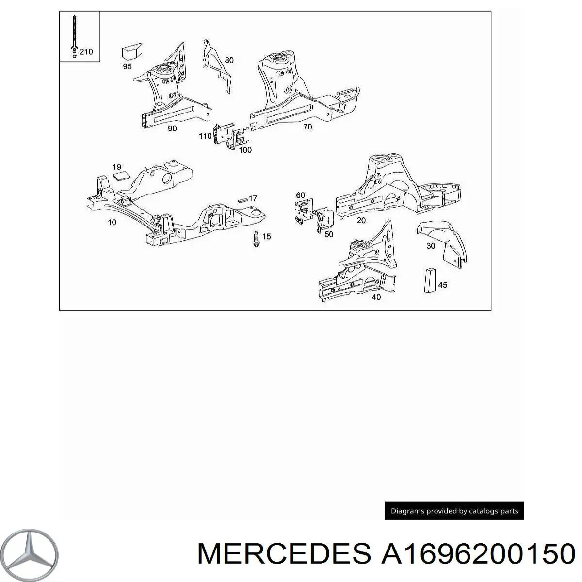  Mercedes A1696200150 precio, desde 377,49 EUR