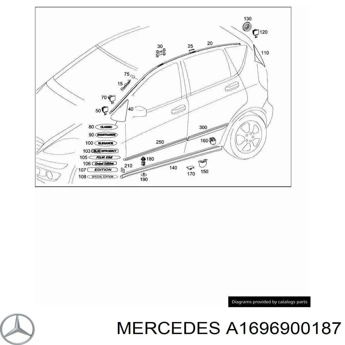  Mercedes A16969001879051 precio, desde 71,65 EUR