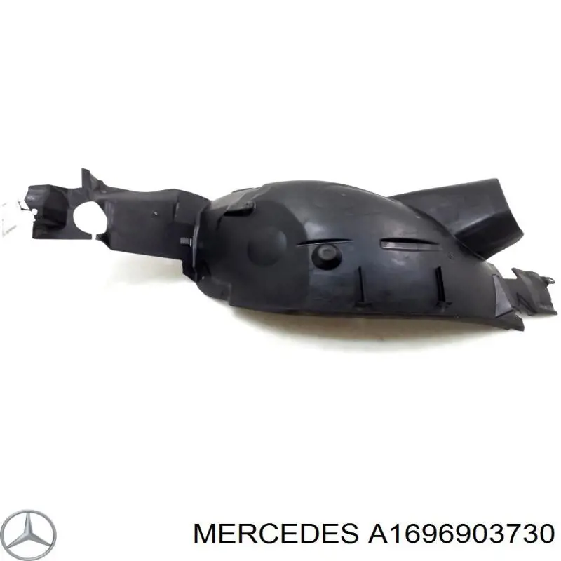 1696903730 Mercedes guardabarros interior, aleta delantera, izquierdo trasero