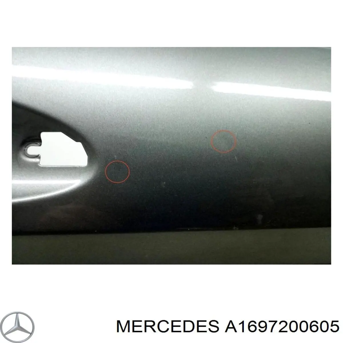 A1697200605 Mercedes puerta delantera derecha