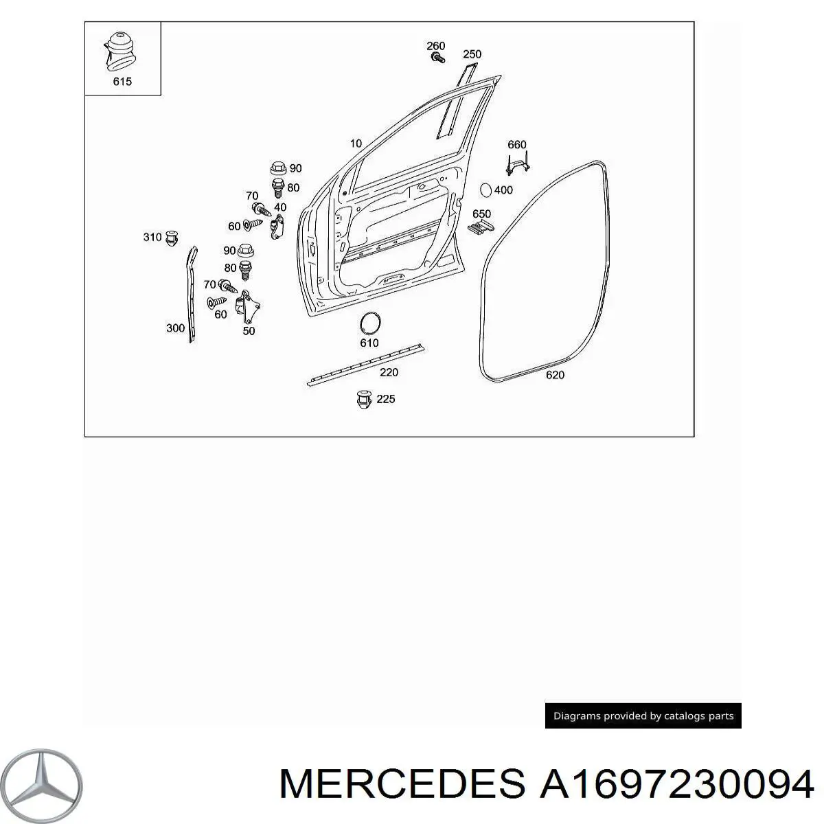  Mercedes A1697230094 precio, desde 10,36 EUR