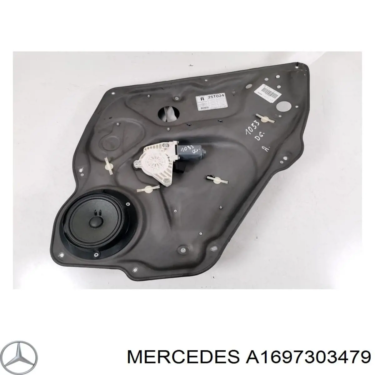 Mecanismo alzacristales, puerta trasera derecha para Mercedes A (W169)