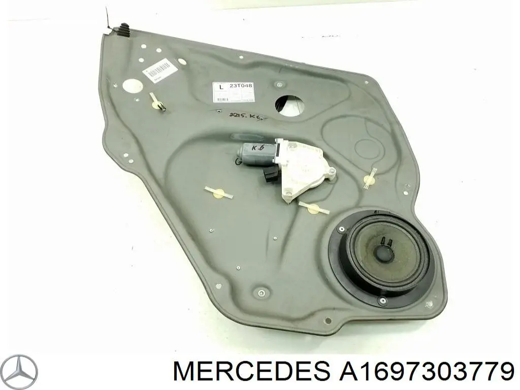 1697300179 Mercedes mecanismo de elevalunas, puerta trasera izquierda