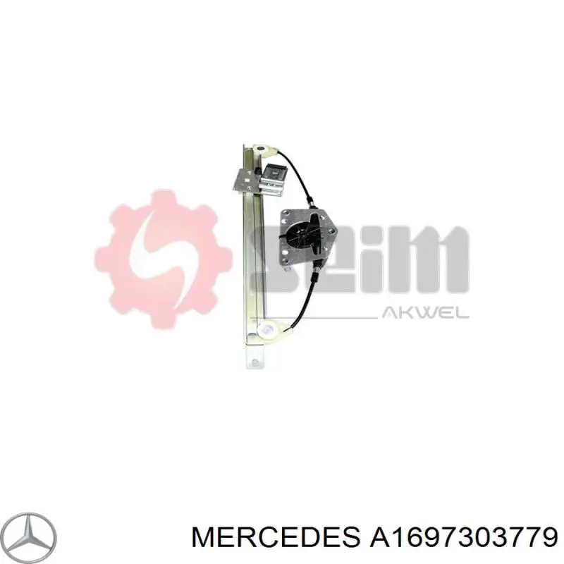Mecanismo de elevalunas de la puerta trasera izquierda Mercedes A1697303779 precio, desde 49,37 EUR