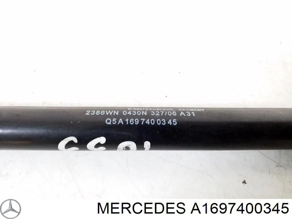 A1697400345 Mercedes amortiguador de maletero