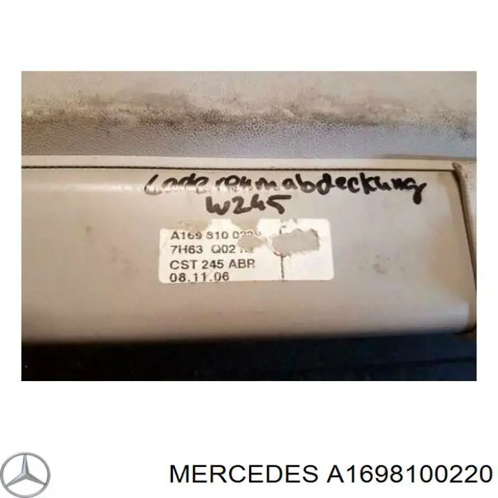 Comprar A1698100220 Mercedes Cortina del compartimento de equipaje