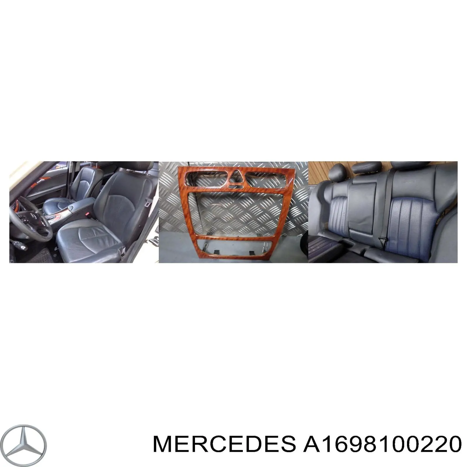 A1698100220 Mercedes Cortina del compartimento de equipaje