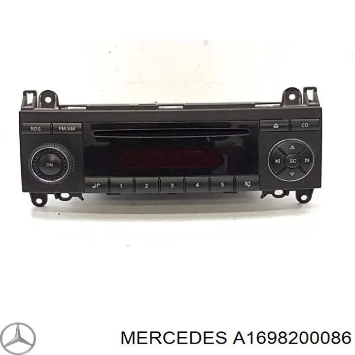Radio AM/FM Mercedes A1698200386 precio, desde 60,98 EUR