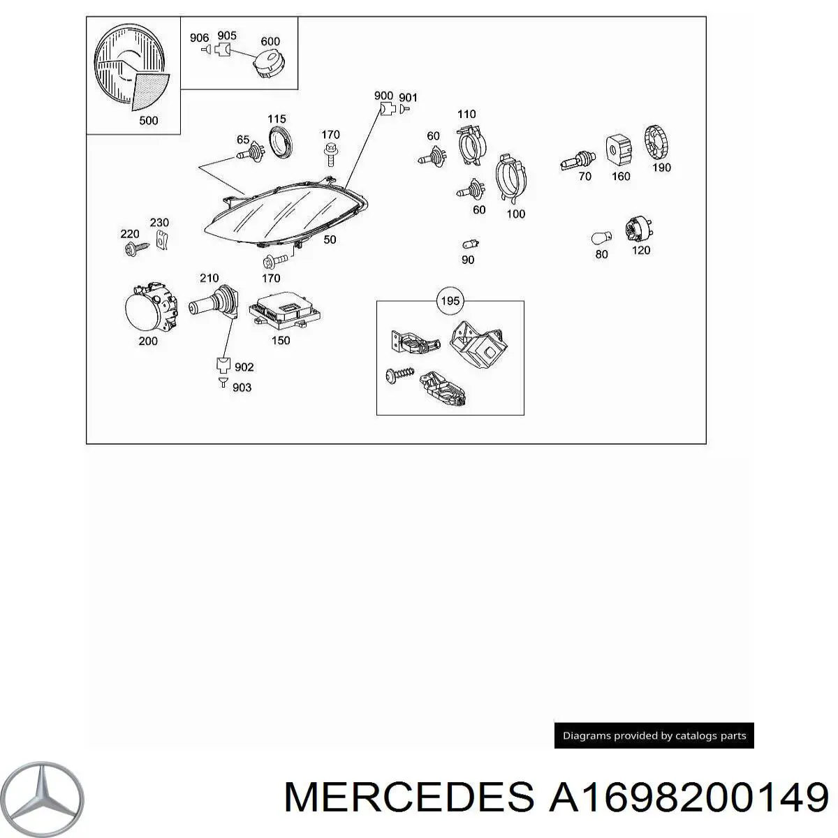  Mercedes A1698200149 precio, desde 22,18 EUR