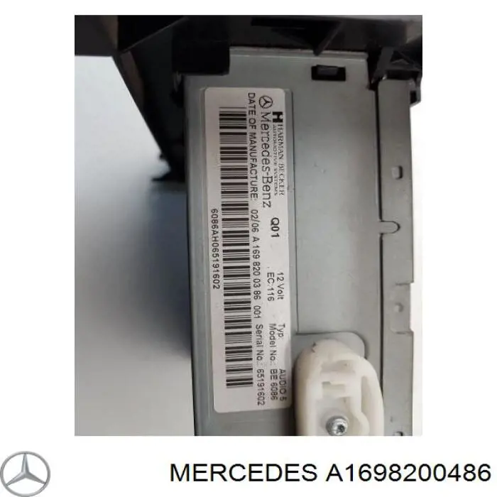 Radio AM/FM Mercedes A1698200486 precio, desde 60,98 EUR