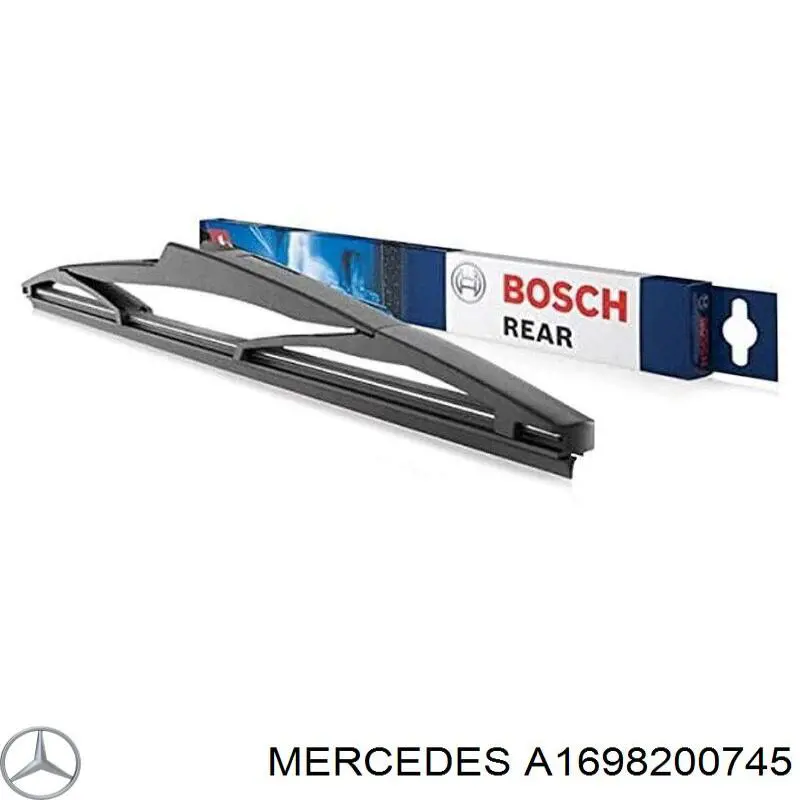 Limpiaparabrisas traseros 1698201845 Mercedes