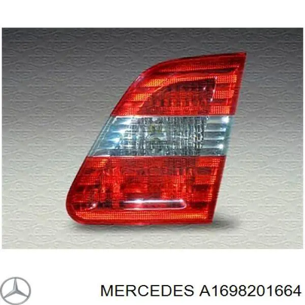 Piloto trasero interior derecho Mercedes A1698201664 precio, desde 39,20 EUR