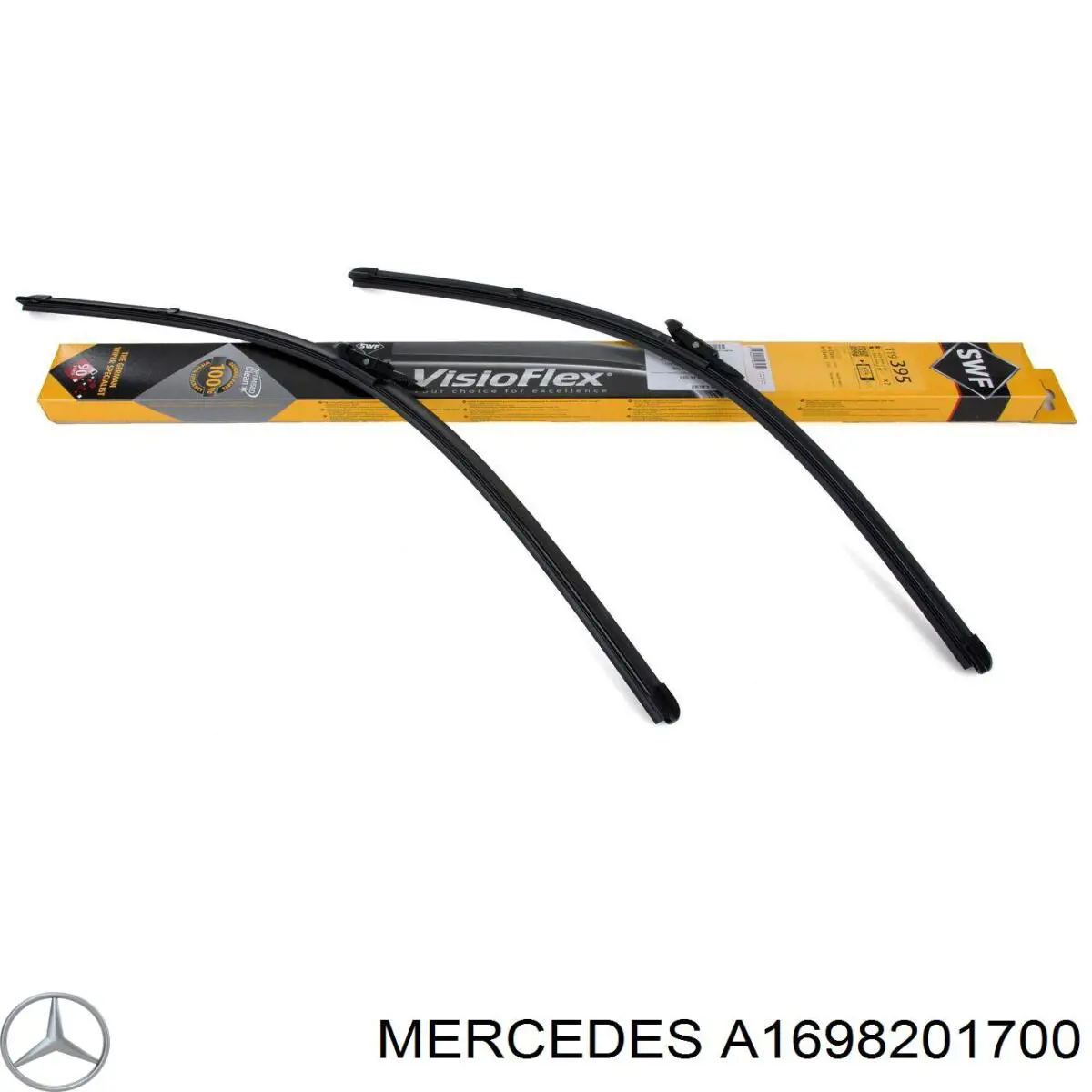 Escobillas delanteras Mercedes A1698201700 precio, desde 24,77 EUR