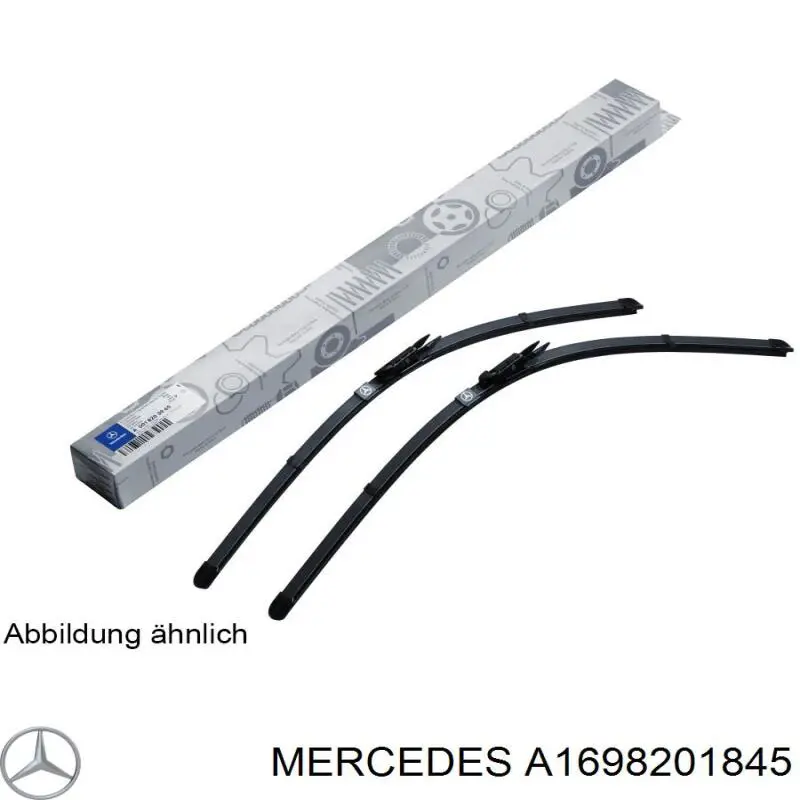 Escobilla del limpiaparabrisas trasero Mercedes A1698201845 precio, desde 9,12 EUR
