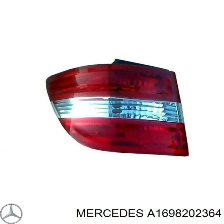 A1698202364 Mercedes piloto posterior exterior izquierdo