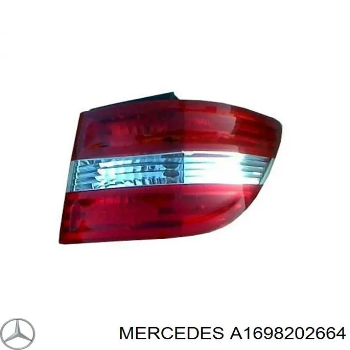 Piloto trasero exterior derecho Mercedes A1698202664 precio, desde 66,79 EUR