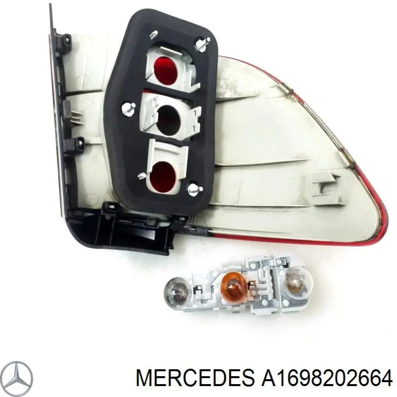 Comprar A1698202664 Mercedes Piloto trasero exterior derecho