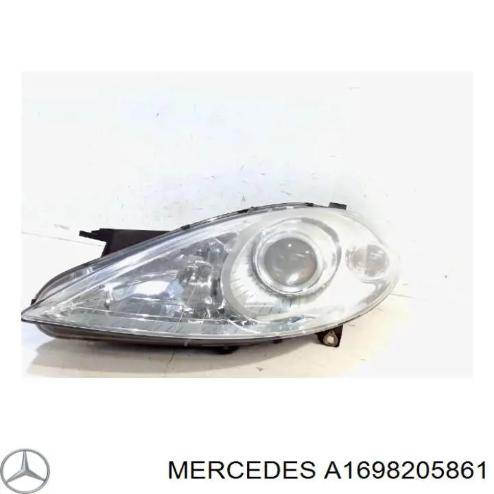 Faro derecho A1698205861 Mercedes