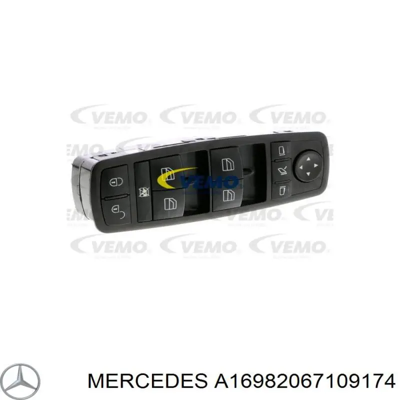 Unidad de control elevalunas delantera izquierda Mercedes A (W169)