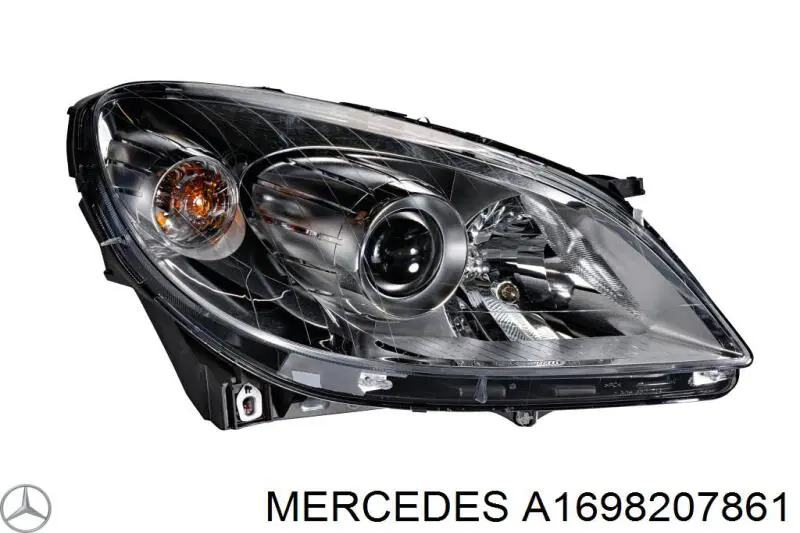 A1698207861 Mercedes faro derecho