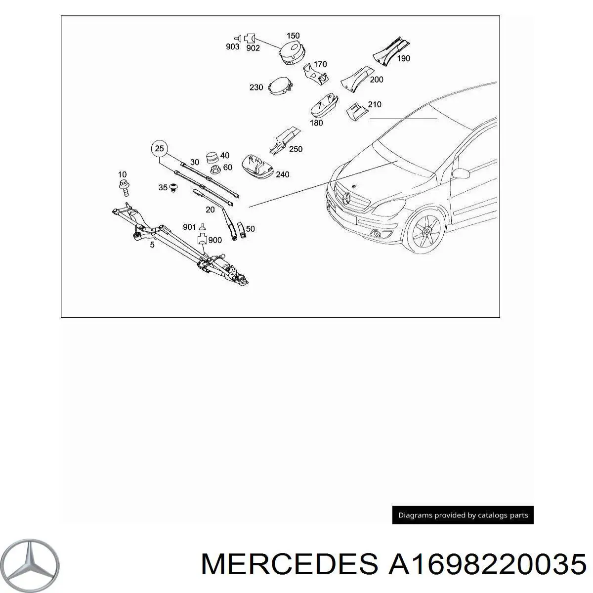  Mercedes A1698220035 precio, desde 27,59 EUR