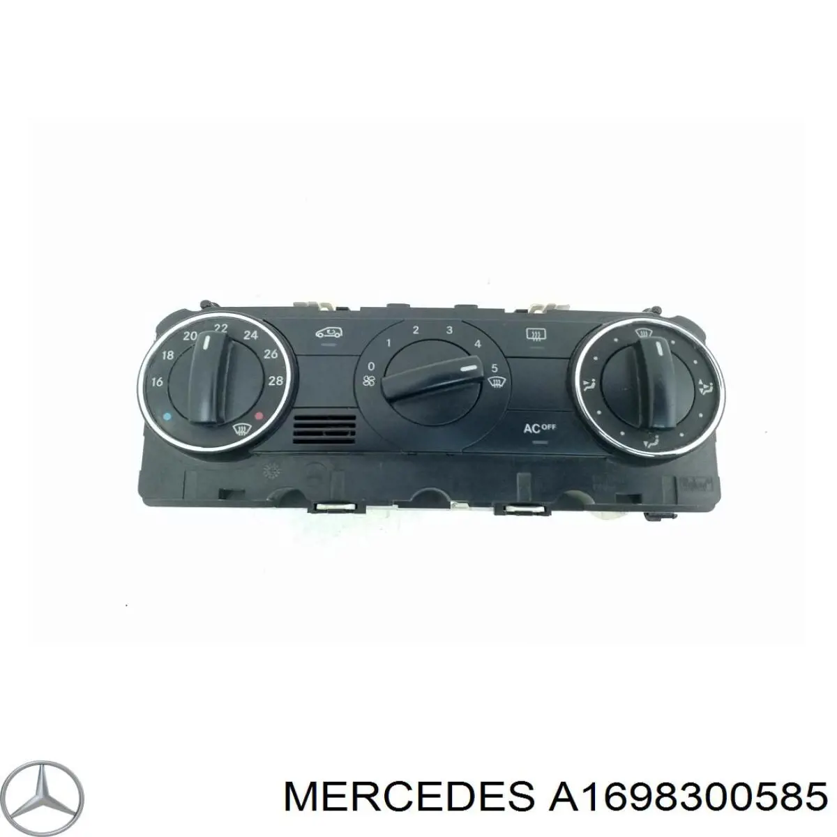 1699001400 Mercedes unidad de control, calefacción/ventilacion