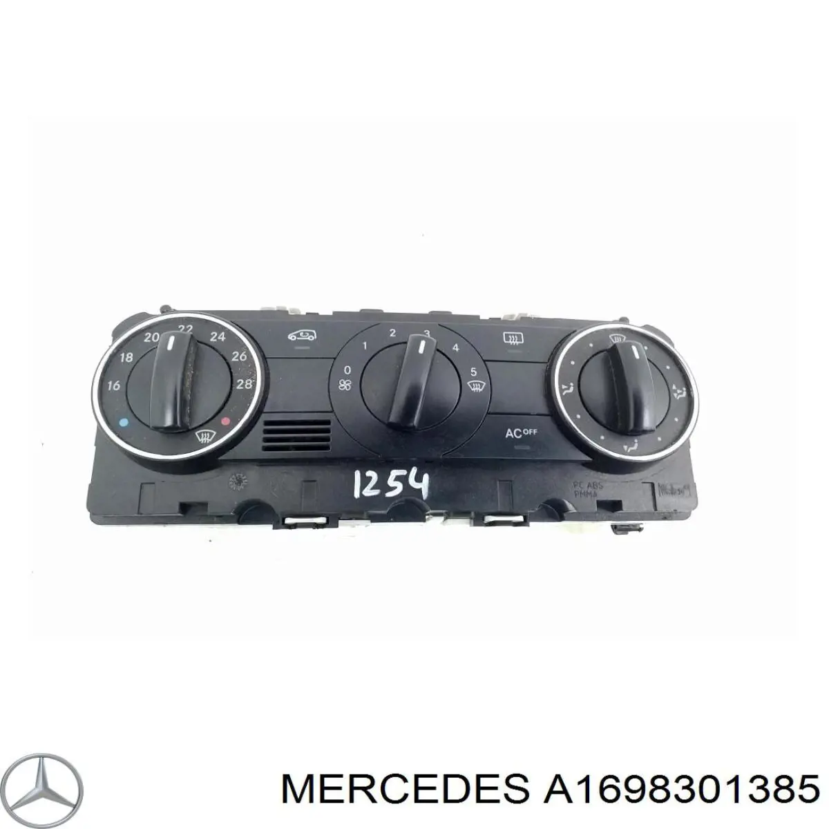 A1698301385 Mercedes unidad de control, calefacción/ventilacion