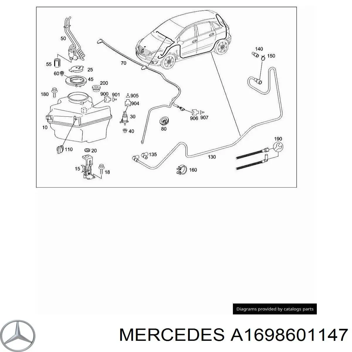 LRC282 Magneti Marelli Boquilla lavafaros, delantera izquierda