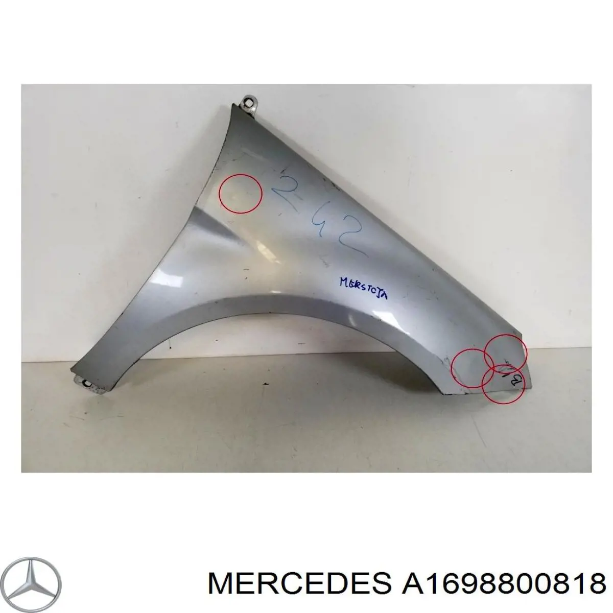Comprar A1698800818 Mercedes Aleta