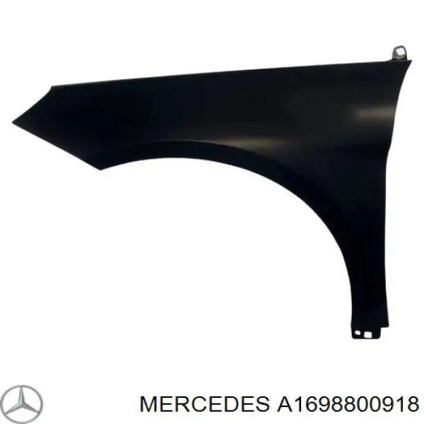 A1698800918 Mercedes guardabarros delantero izquierdo