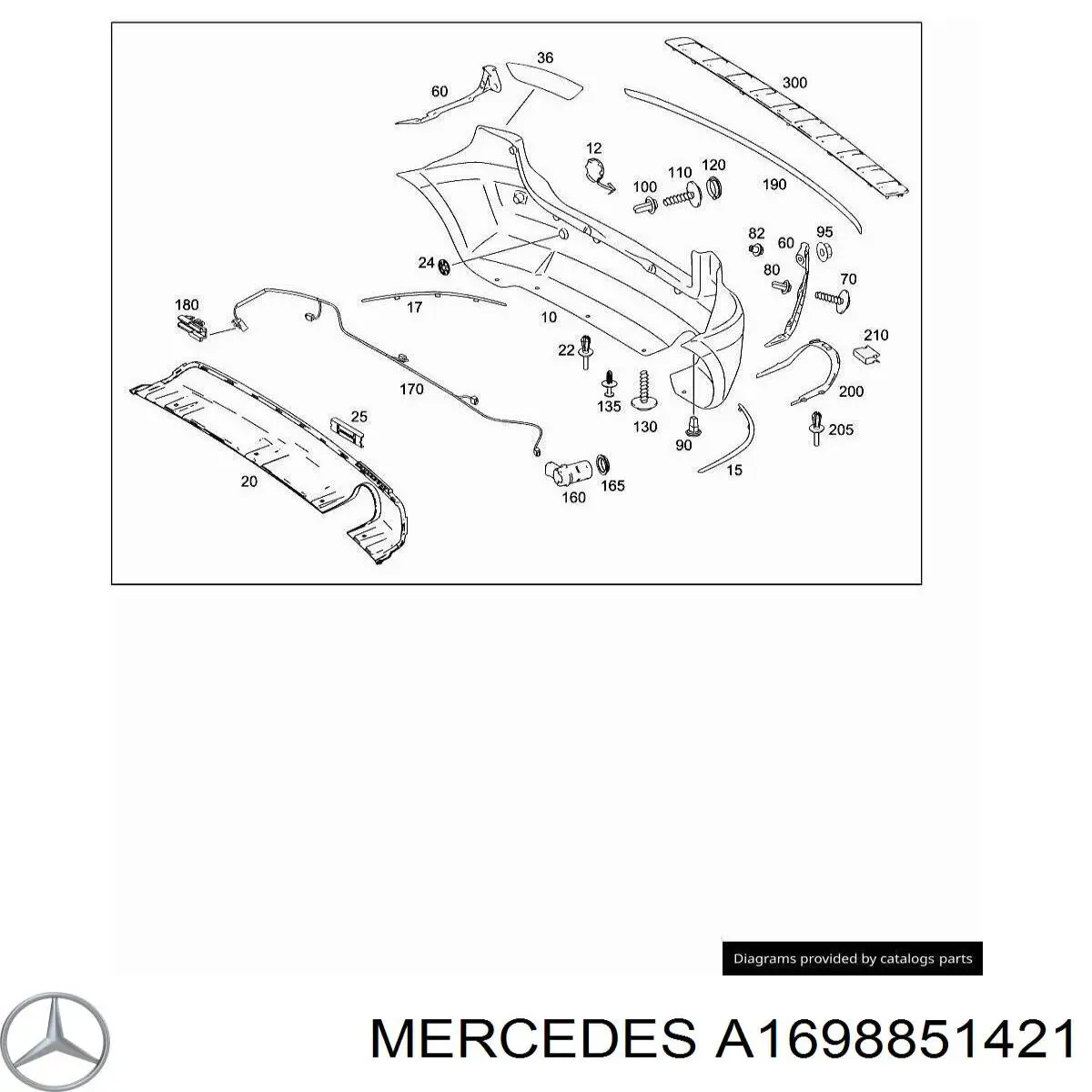  Mercedes A1698851421 precio, desde 23,50 EUR