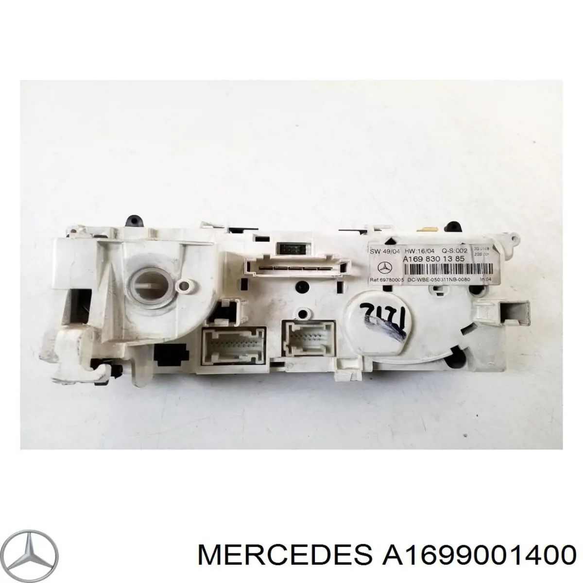 1699001400 Mercedes Unidad de control de la ventilación