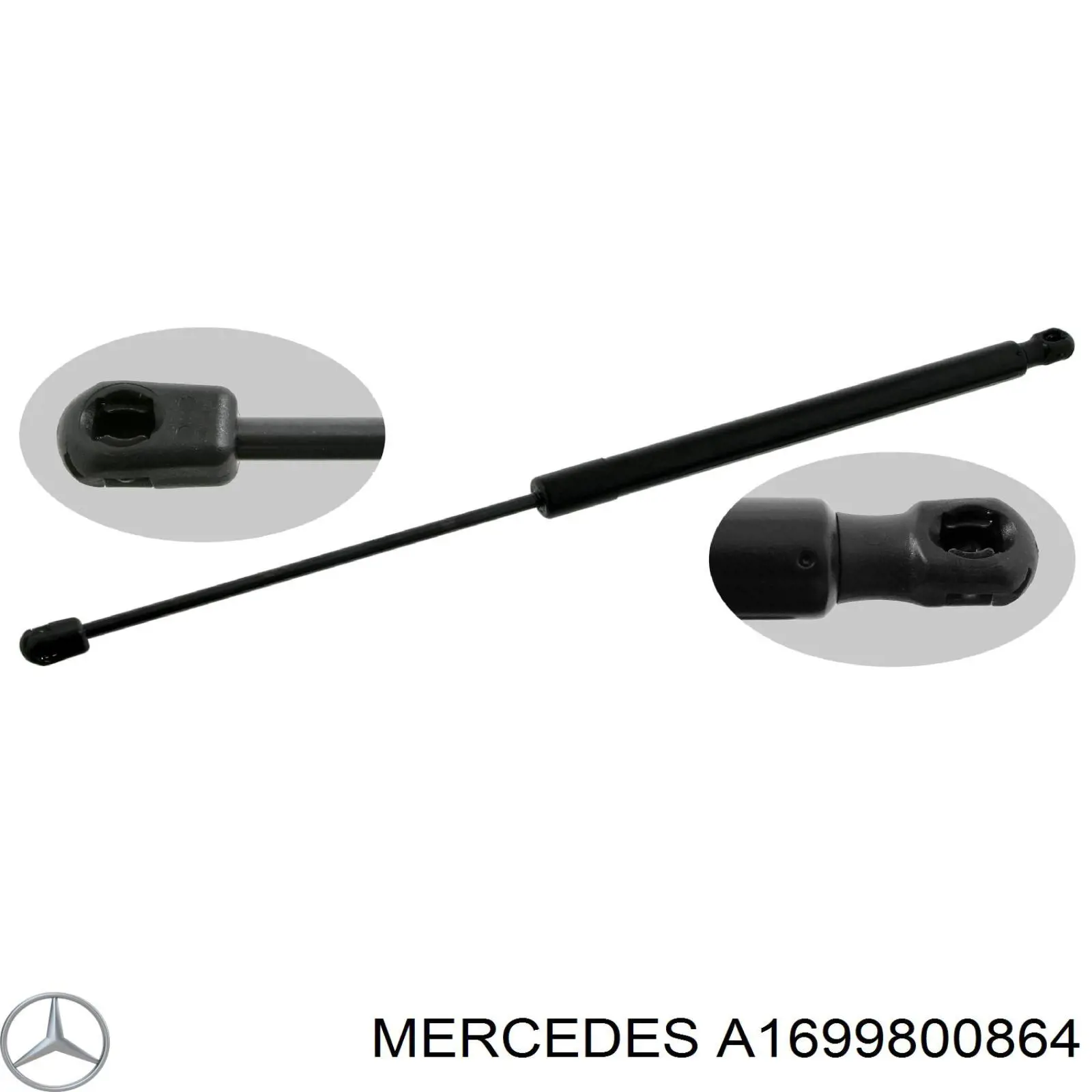 A1699800864 Mercedes amortiguador maletero