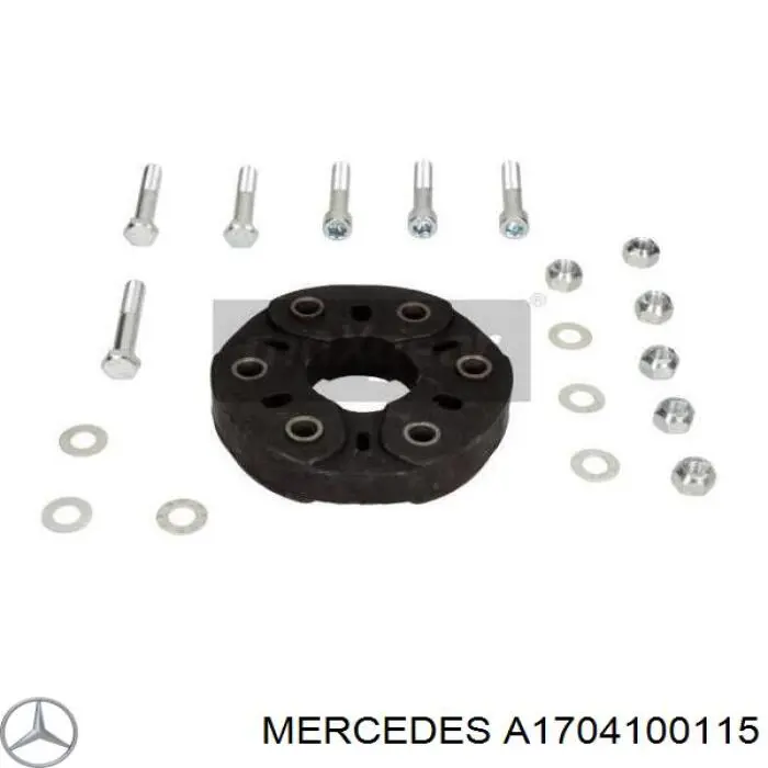 A1704100115 Mercedes acoplamiento elástico del cardán