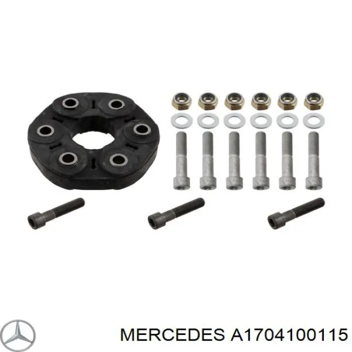 Comprar A1704100115 Mercedes Acoplamiento elástico del cardán