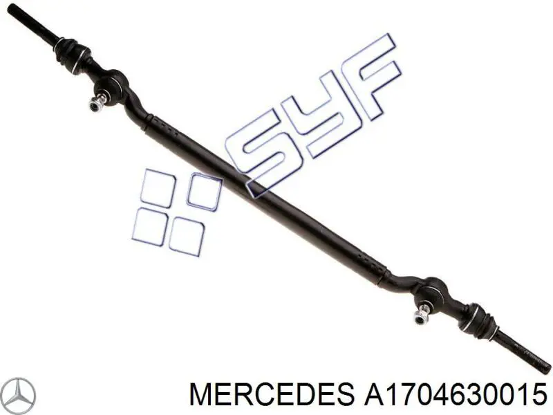 Barra central de dirección Delphi TL540
