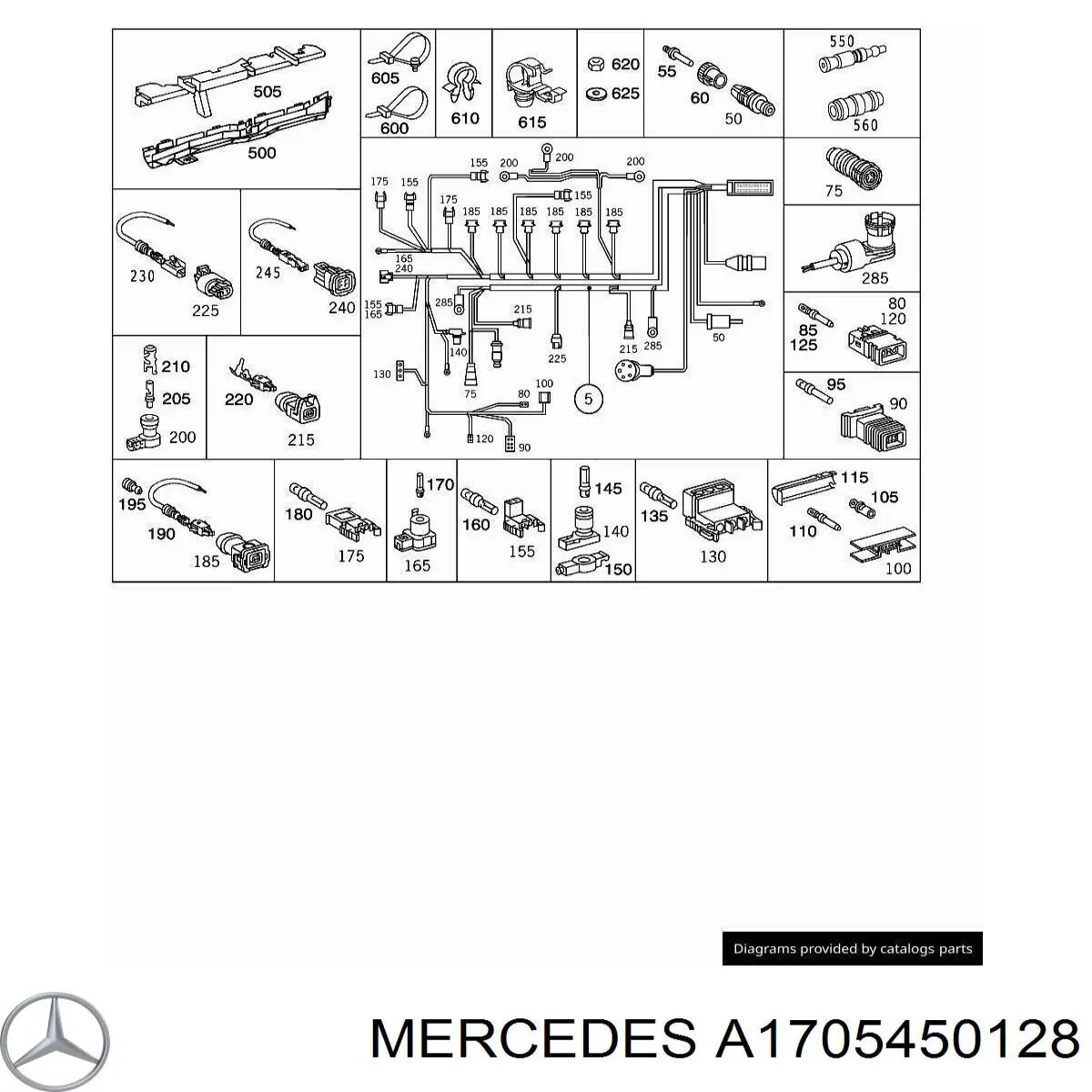 A1705450128 Mercedes 
