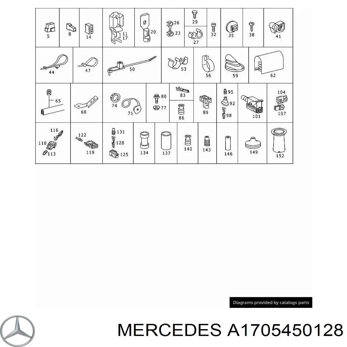  Mercedes A1705450128 precio, desde 15,35 EUR