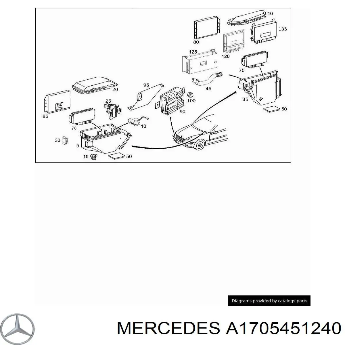  Mercedes A1705451240 precio, desde 11,98 EUR